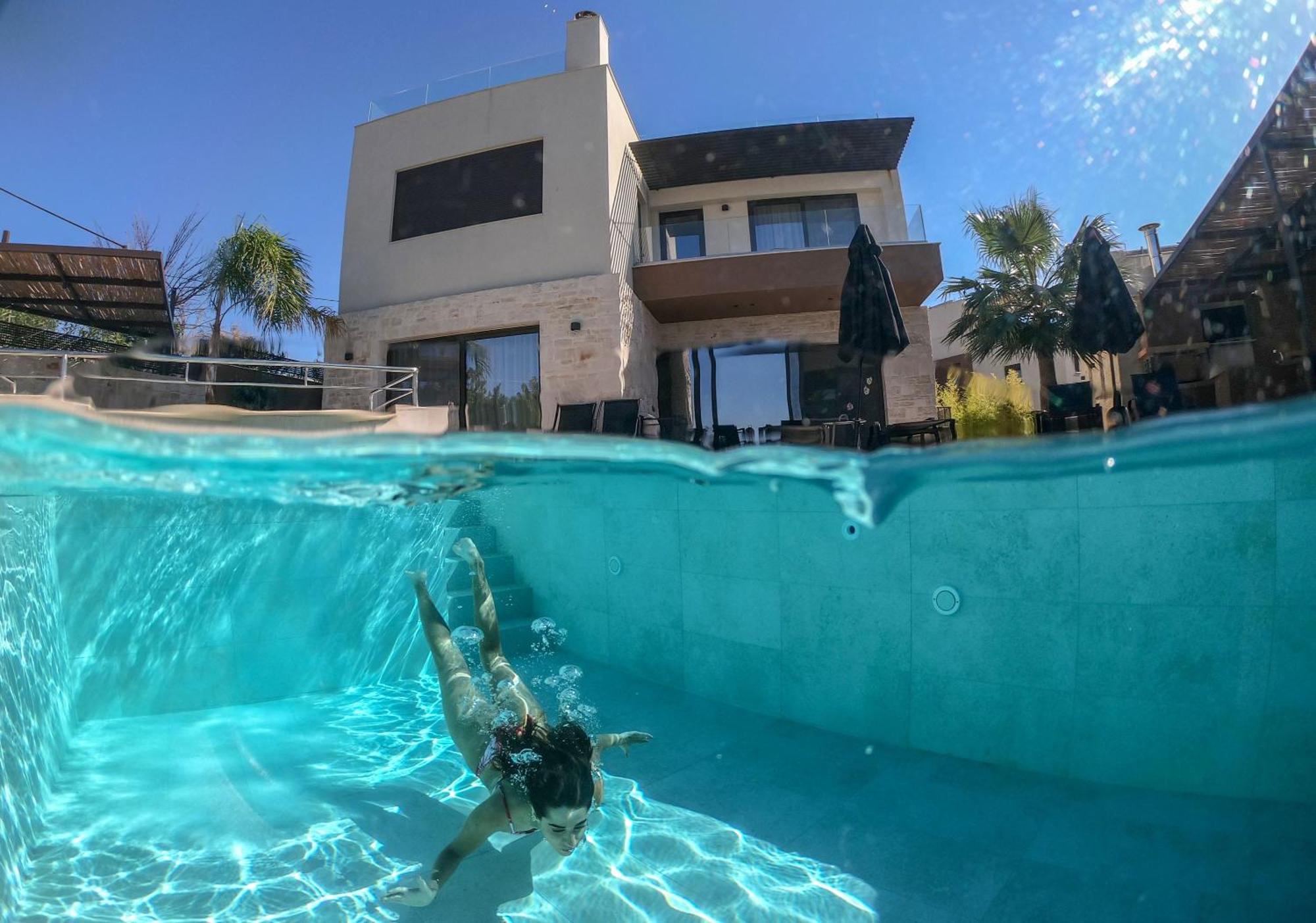Almi-Cove Hilltop Villas Almirida Exterior foto