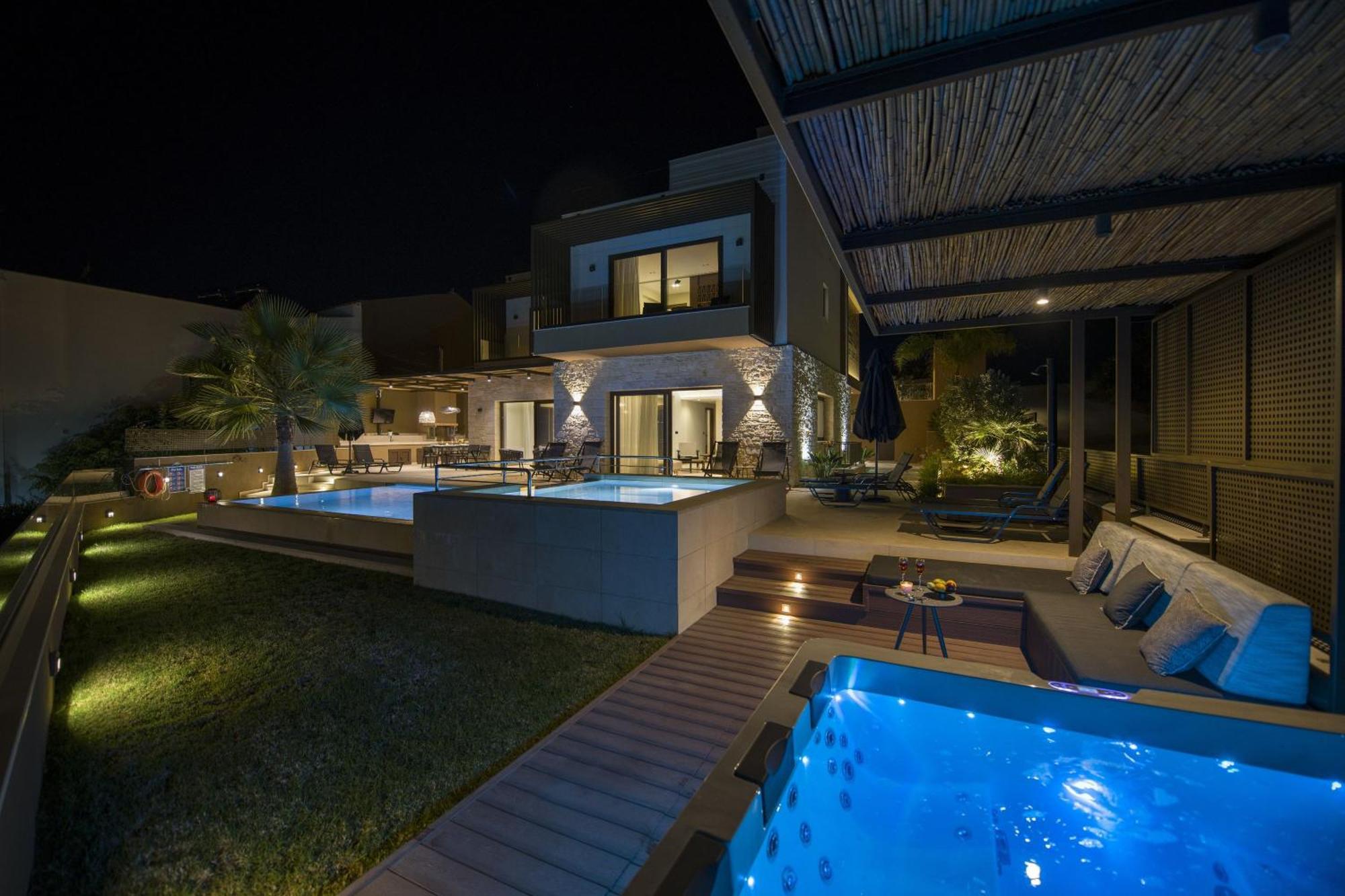 Almi-Cove Hilltop Villas Almirida Exterior foto