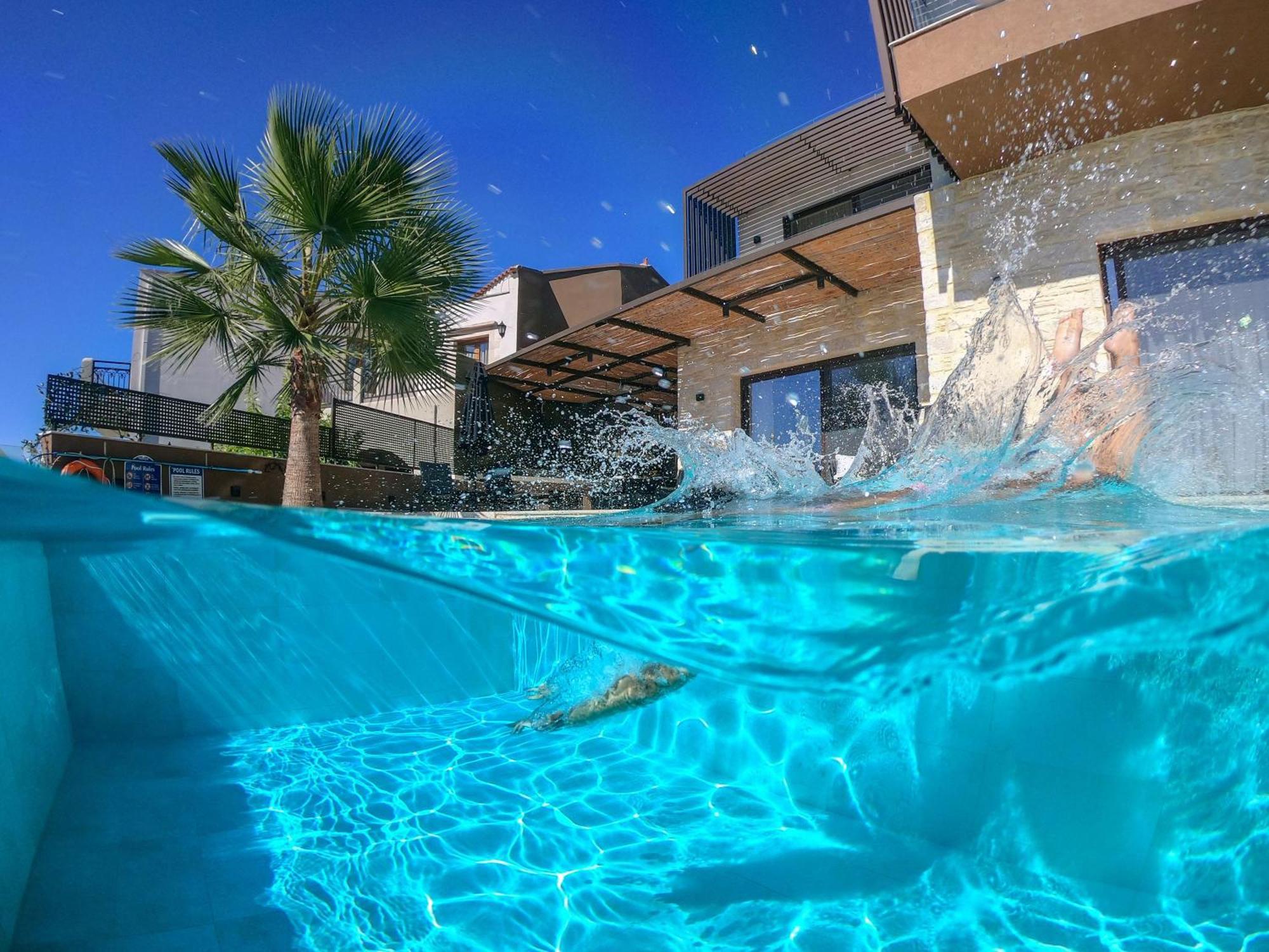 Almi-Cove Hilltop Villas Almirida Exterior foto