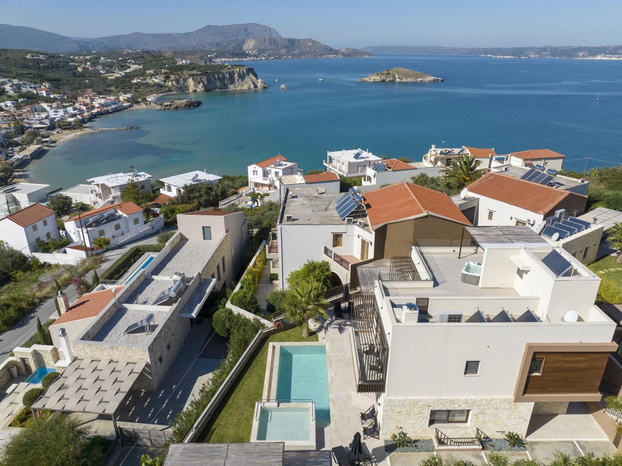 Almi-Cove Hilltop Villas Almirida Exterior foto
